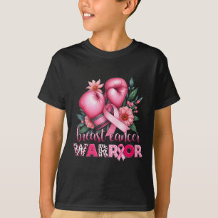 Brustkrebs Kriegerin Pink Brustkrebsbewusstsein T-Shirt