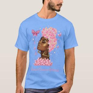 Brustkrebs-Kriegerinnen-Erkenntnis der schwarzen F T-Shirt