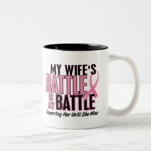 Brustkrebs mein KAMPF ZU 1 Ehefrau Zweifarbige Tasse