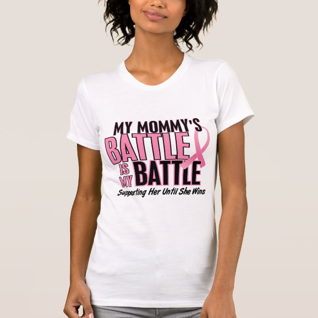 Brustkrebs mein KAMPF ZU 1 Mama T-Shirt (Vorderseite)
