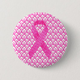Brustkrebs-Monats-Rosa-Band Button