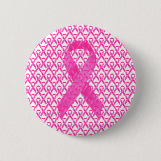 Brustkrebs-Monats-Rosa-Band Button