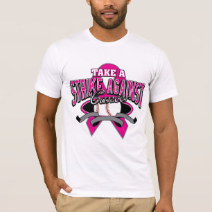Brustkrebs nehmen einen Streik gegen Krebs T-Shirt