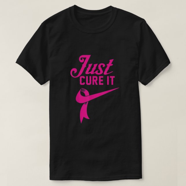 Brustkrebs nur heilen T-Shirt (Design vorne)