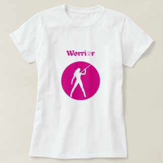 Brustkrebs Rosa Kriegerin Frau T-Shirt