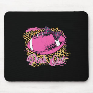 Brustkrebs-Schleife rosa Blüte rosa Band B Mousepad