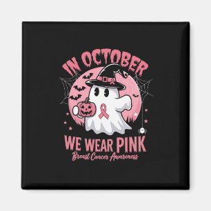 Brustkrebs-Shirts Frauen Halloween Oktober Tragen Magnet