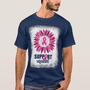 Brustkrebs-Shirts für Frauen, Unterstützung Squad  T-Shirt