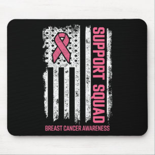 Brustkrebs-Shirts unterstützen Brustkrebs im Quadr Mousepad