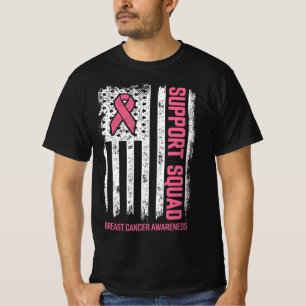 Brustkrebs-Shirts unterstützen Brustkrebs im Quadr T-Shirt
