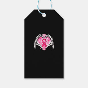 Brustkrebs Skeletton Hand Herz Sign Ribbon Krieg Geschenkanhänger