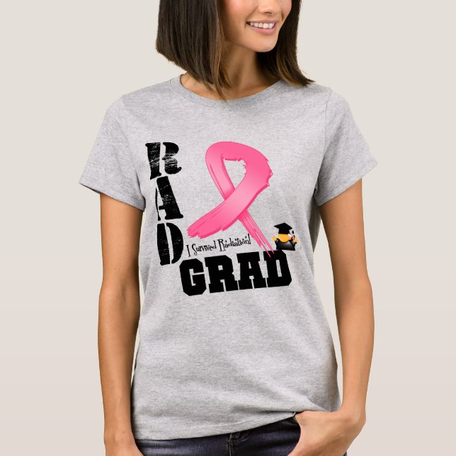 Brustkrebs Strahlentherapie KRASS Grad T-Shirt (Vorderseite)