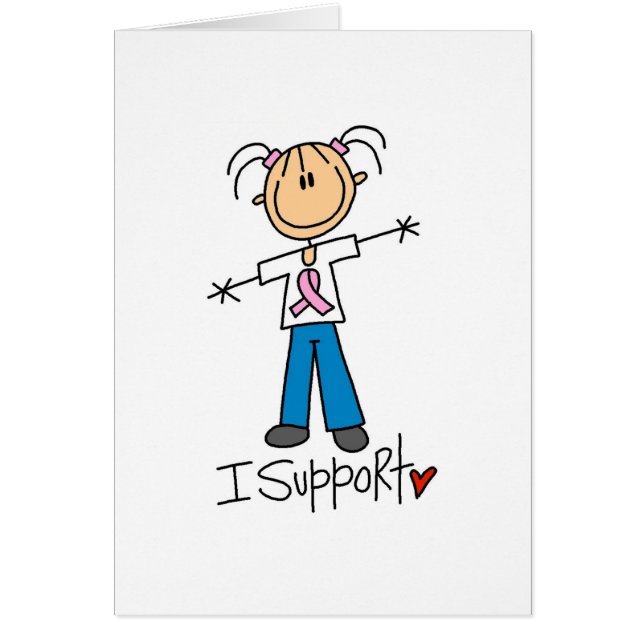 Brustkrebs stütze ich T-Shirts und Geschenke (Vorne)