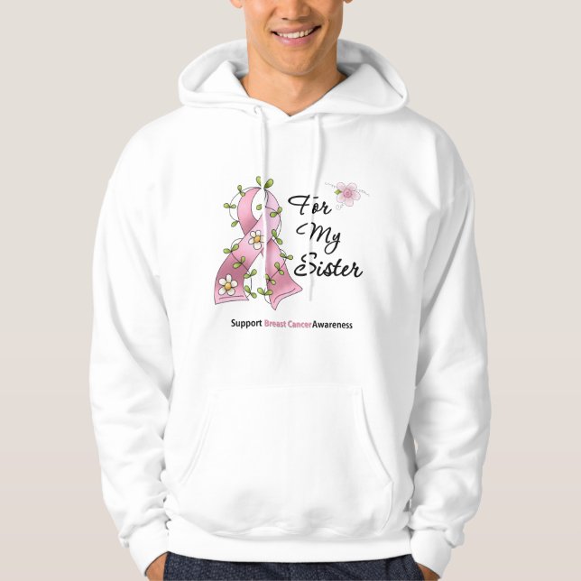 Brustkrebs-Stützschwester Hoodie (Vorderseite)