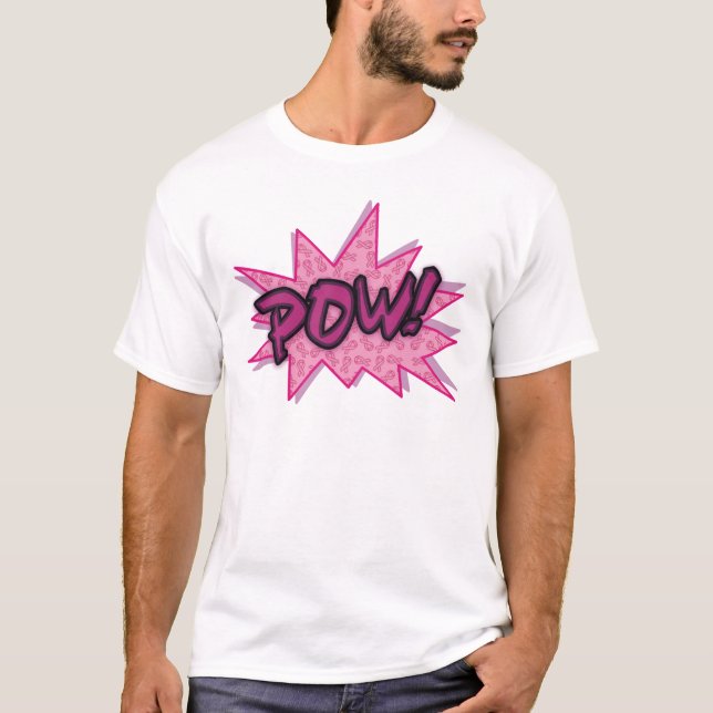 Brustkrebs-Superheld T-Shirt (Vorderseite)