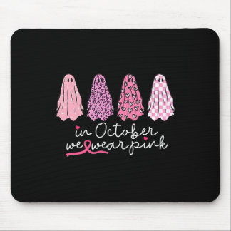 Brustkrebs-Support Squad Ghost Halloween Mousepad