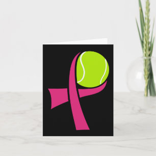 Brustkrebs-Tennis Ll Pink Ribbon Mammogramm Spor Karte