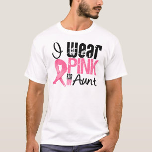 Brustkrebs trage ich rosa Band für meine Tante T-Shirt
