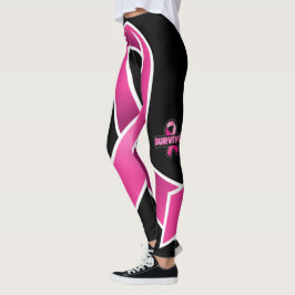 Brustkrebs Überleben Leggings