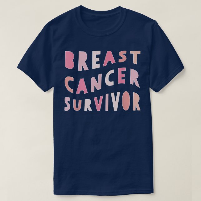 Brustkrebs-Überlebende bekämpfen rosa Ribbon Stron T-Shirt (Design vorne)