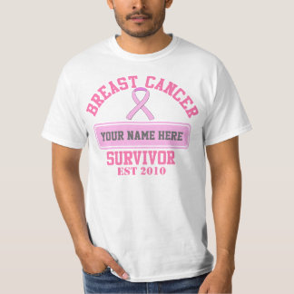 Brustkrebs-Überlebender ($14,95) PERSONIFIZIEREN T-Shirt