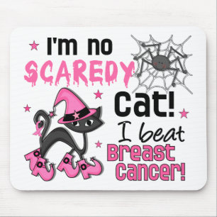 Brustkrebs-Überlebender Halloweens 2 Mousepad