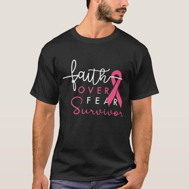 Brustkrebs überlebt den Glaube über ein Geschenk d T-Shirt (Vorderseite)