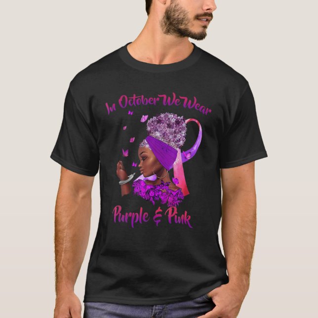 Brustkrebs und Bewusstseinsbildung für häusliche G T-Shirt (Vorderseite)