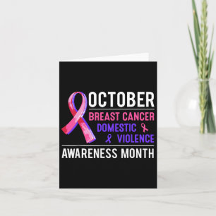 Brustkrebs und Gewalt Karte