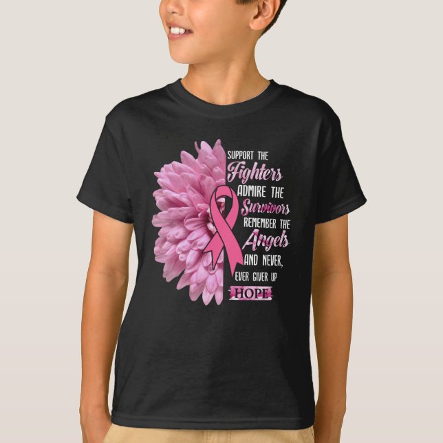 Brustkrebs unterstützt das Geschenk der Kämpfer fü T-Shirt (Vorderseite)
