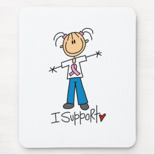 Brustkrebs-Unterstützung Mousepad