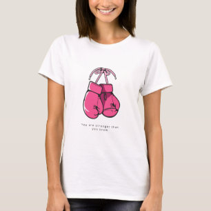 Brustkrebs Unterstützungs-Geschenke Krebs Frauen G T-Shirt