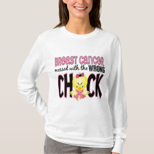 Brustkrebs verwirrt mit dem falschen Küken T-Shirt
