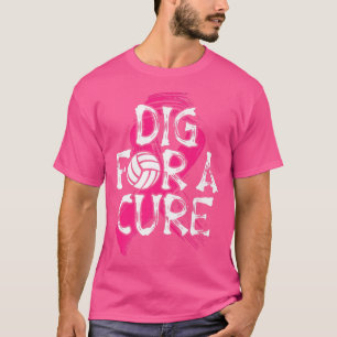 Brustkrebs Volleyball Pink Ribbon Operation Carci T-Shirt
