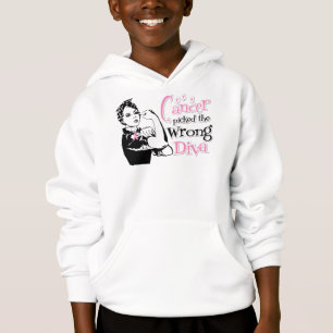 Brustkrebs wählte die falsche Diva aus Hoodie