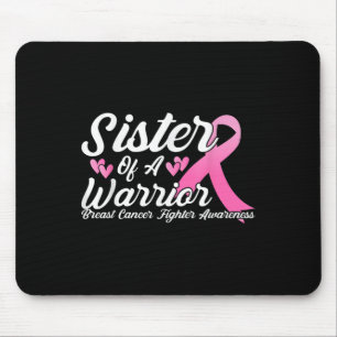 Brustkrebsbekämpfungsisterin eines Kriegers Mousepad