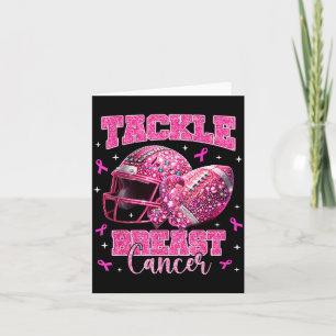 Brustkrebsbewusstsein American Football N Karte