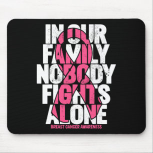 Brustkrebsbewusstsein der Familie Pink zur Unterst Mousepad