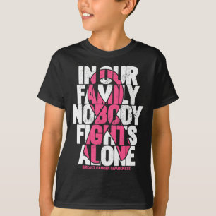 Brustkrebsbewusstsein der Familie Pink zur Unterst T-Shirt