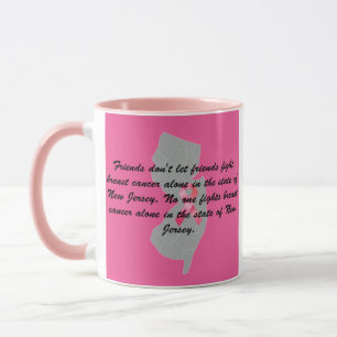 Brustkrebsbewusstsein in New Jersey  Tasse