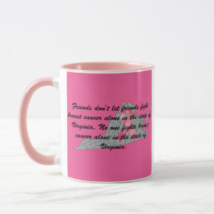 Brustkrebsbewusstsein in Virginia Tasse