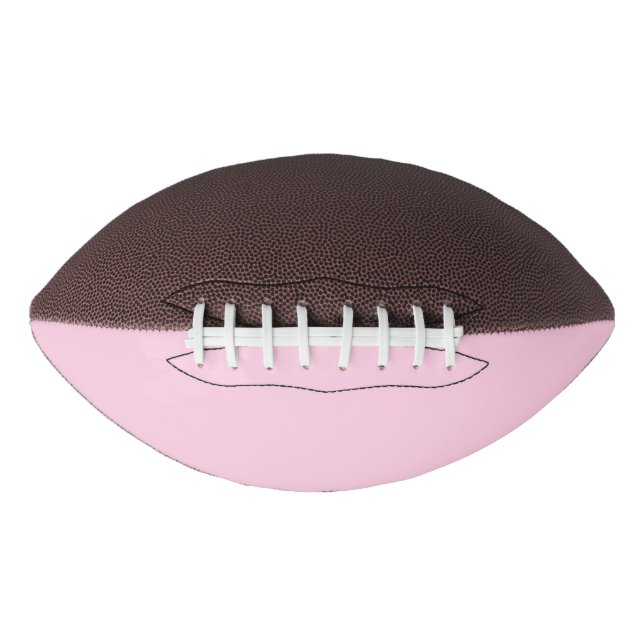 Brustkrebsbewusstsein leuchtet pink, gürtlich nied football (Vorderseite)
