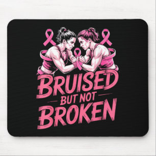 Brustkrebsbewusstsein Wrestling Fan Wrestler Mousepad