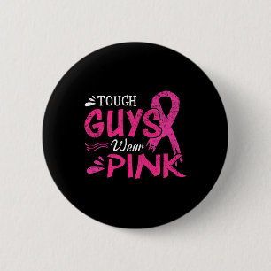 Brustkrebserkrankung Reizende Typ tragen rosa Button