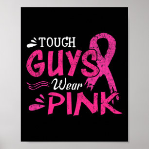 Brustkrebserkrankung Reizende Typ tragen rosa Poster