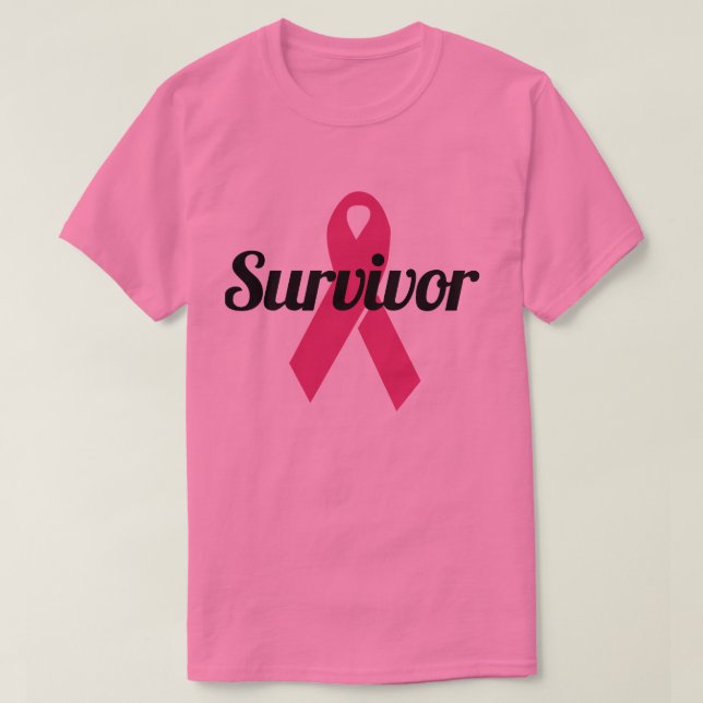 Brustkrebserkrankung T-Shirt (Design vorne)