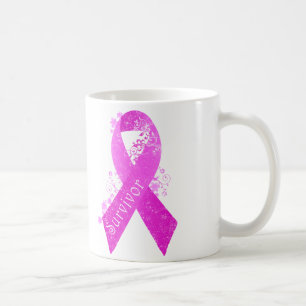 Brustkrebserkrankung Vintag Kaffeetasse