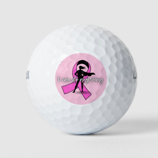 Brustkrebskranken-Adresslisten Golfball (Vorderseite)
