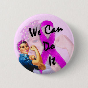 Brustkrebsmonat, Rosie the Riveter Button