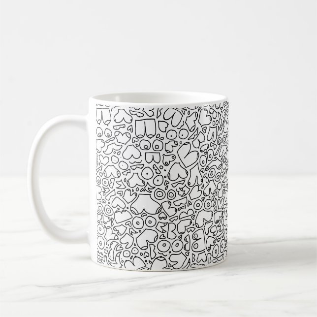 Brustmuskulatur Kaffeetasse (Links)